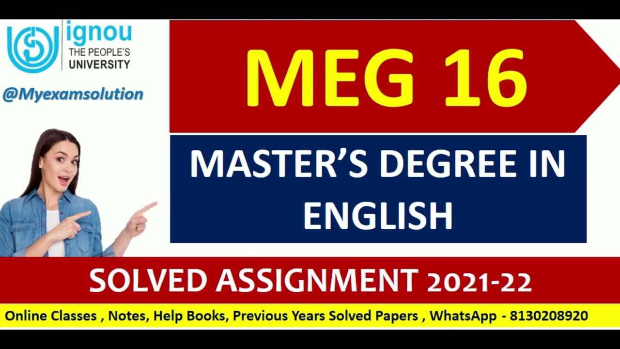 MEG 16 SOLVED ASSIGNMENT 2021-22 || Indian Folk Literature || IGNOU Solved Assignment 2021-22