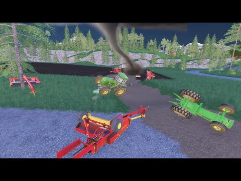 Tornado destroys our farm and tractors | Suits to boots 20 | Farming Simulator 19