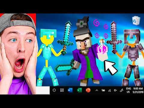 Reacting to the MOST VIEWED Minecraft vs Animation! (WITCH BATTLE)