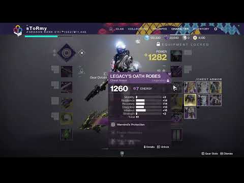 NECROTIC GRIP Exotic Gaunlets | VELES LABYRINTH - 1280 Master Lost Sector | Warlock