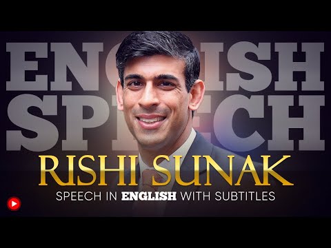 ENGLISH SPEECH | RISHI SUNAK: First Speech as U.K. Prime Minister (English Subtitles)