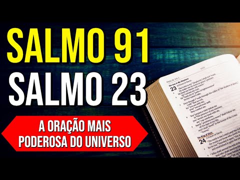 OUÇA DORMINDO O SALMO 91 E O SALMO 23 | VOCÊ NUNCA OUVIU ORAÇÃO MAIS FORTE