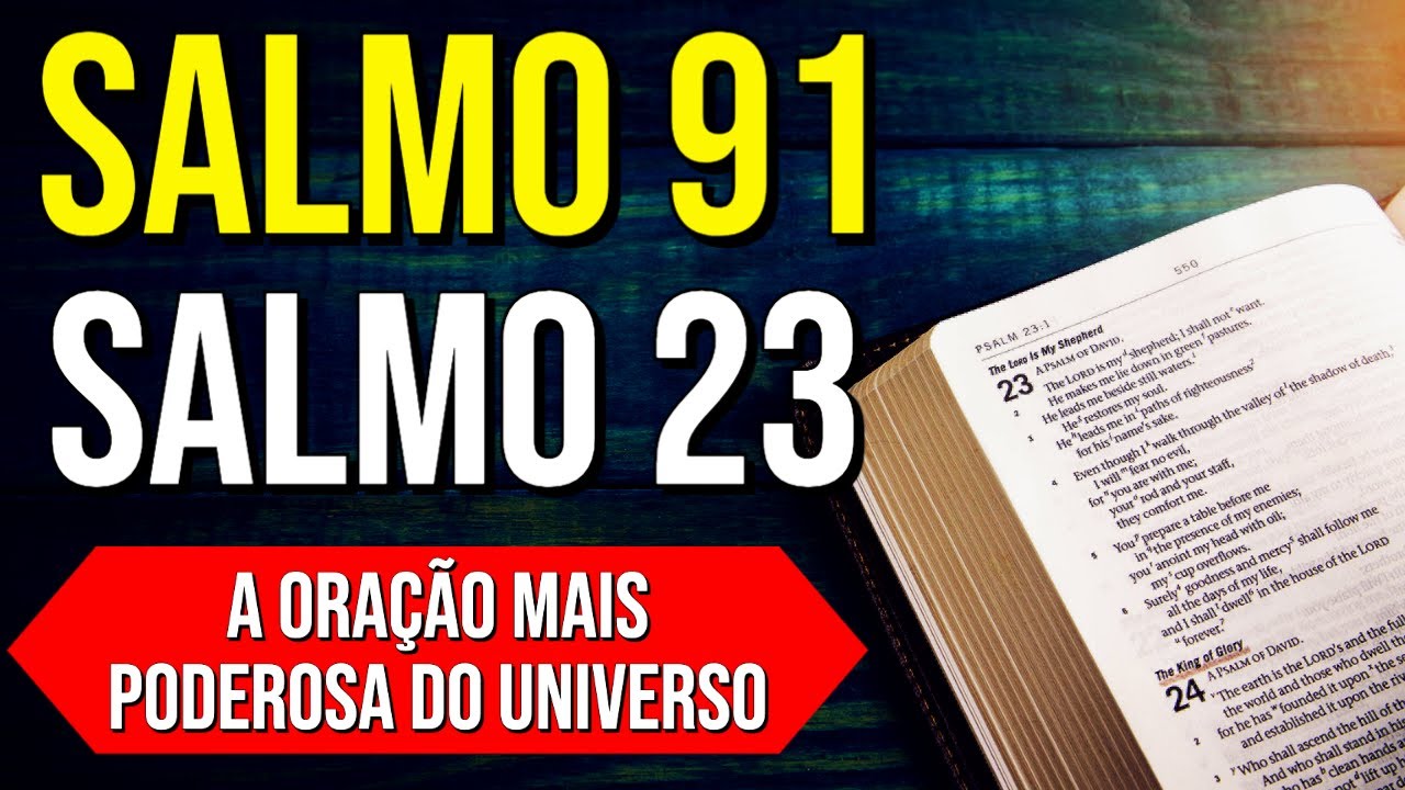 OUÇA DORMINDO O SALMO 91 E O SALMO 23 | VOCÊ NUNCA OUVIU ORAÇÃO MAIS FORTE
