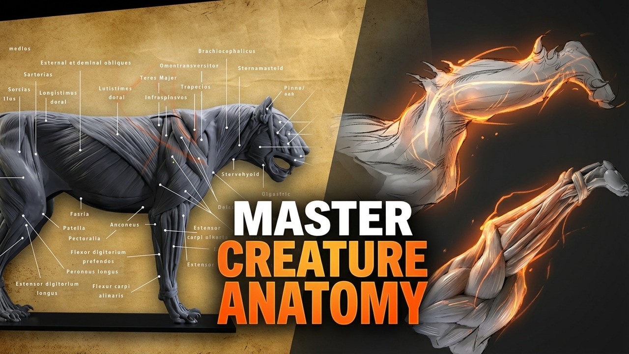 Creature design anatomy | the one thing you're probably doing wrong