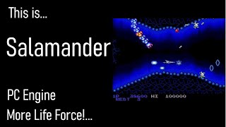 This is Salamander for the PC Engine