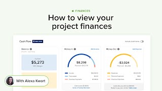 Viewing Project Finances