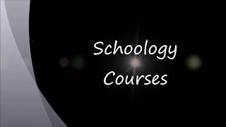 Schoology Courses