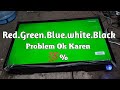 Red Green Blue White Black Screen Solve