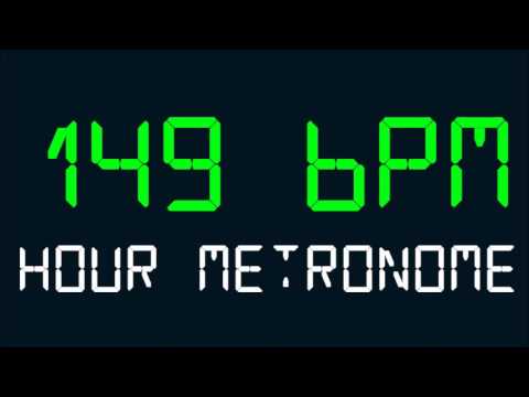 149 BPM (Beats Per Minute) Hour Metronome