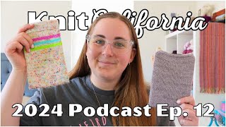 2024 Podcast Ep 12 - Knit E-Reader Cozy Pattern is LIVE! plus Farnham Sweater Progress & Spinning