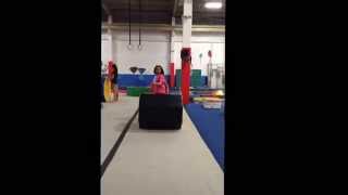Chloe jade Sabrina doing flips