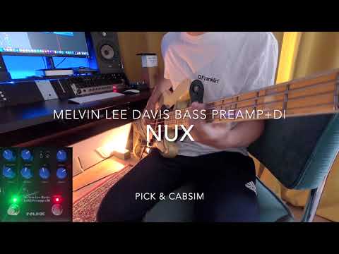 NUX NBP5 Melvin Lee Davis bass preamp/DI - Nick Kamphuis