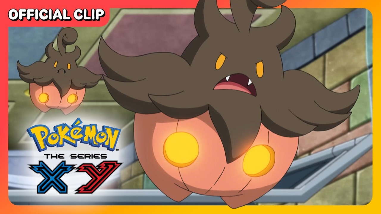 Vídeo: 🎬 Pumpkaboo Evolves! | Pokémon the Series: XY Kalos Quest | Official Clip