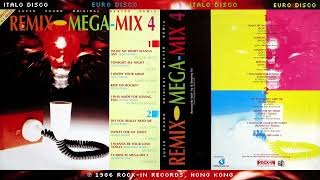 REMIX🟠MEGA–MIX VOL.4 🍡🍡🍡🍡 italo disco eurodisco high energy 1986 LP mix '80s