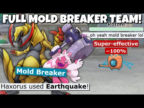 FULL MOLD BREAKER POKEMON TEAM DESTROYS POKEMON SCARLET AND VIOLET!