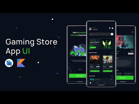 Gaming Store App UI Kotlin Android