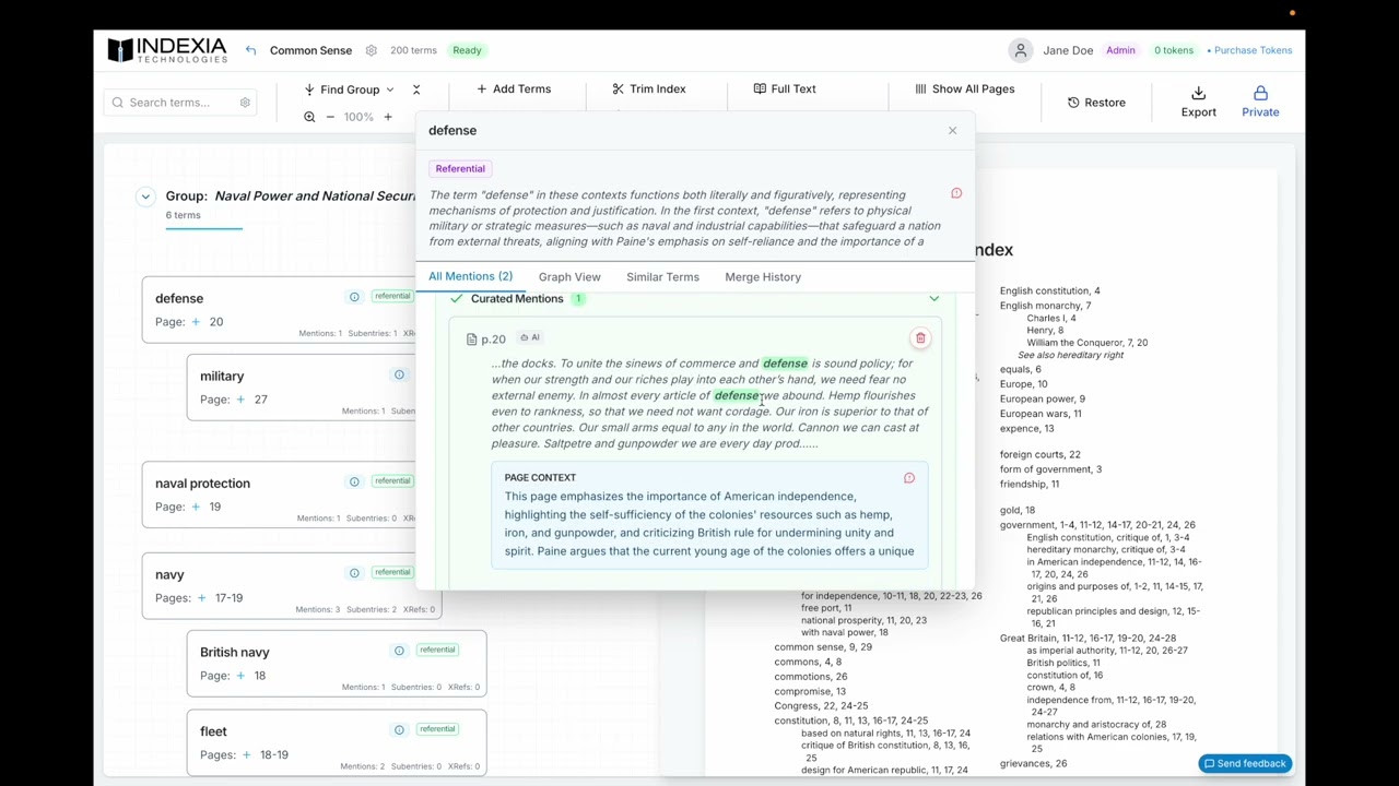 The Index & Term Viewer