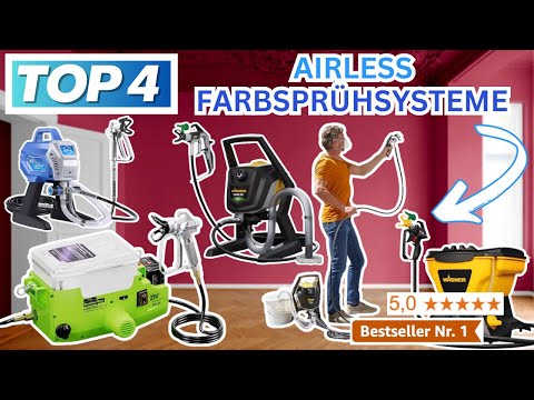 Beste AIRLESS FARBSPRÜHSYSTEME (Testsieger 2026) | Top 4 Airless Farbsprühsysteme Vergleich
