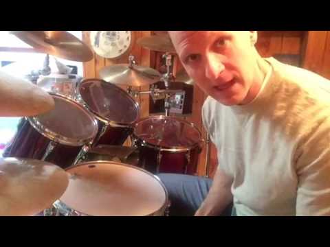Polyrhythmic triplet drum fill in 4/4