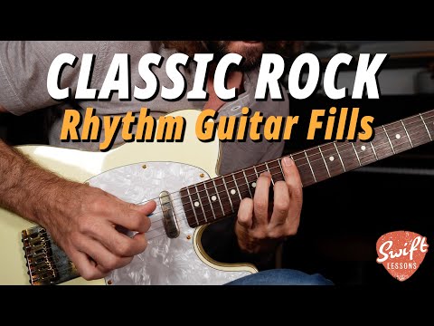 Rhythm Guitar Fills All the Pros Use - Classic Rock Vibes!