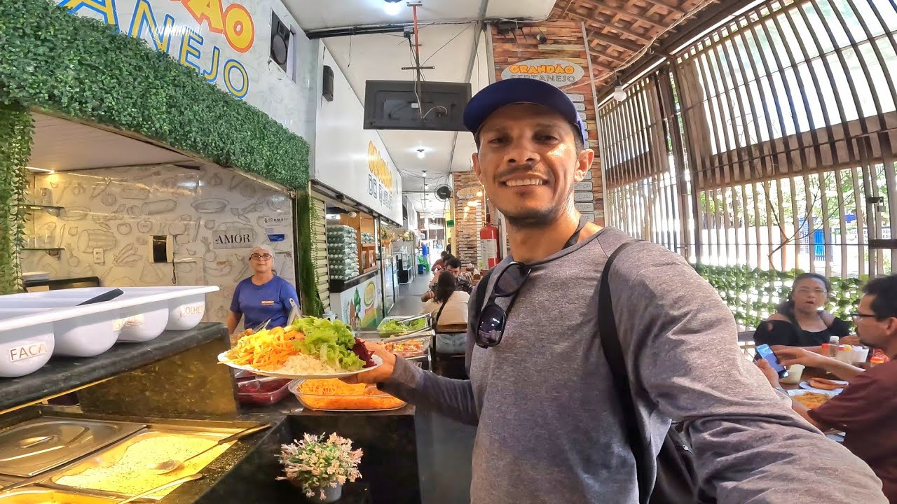 ALMOÇO BARATO NO RECIFE MERCADO CASA AMARELO PERNAMBUCO BRASIL