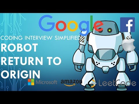 Coding Interview Tutorial 135 Robot Return To Origin Leetcode
