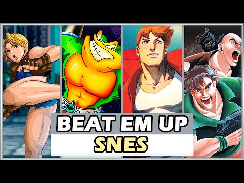 TOP 40 BEST BEAT EM UP GAMES ON SNES || BEST SNES GAMES