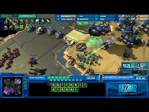 SC2L Week 3 - Axiom vs Acer G2