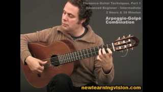 Demo of Flamenco Guitar Techniques Part 1 by Adam del Monte (Adv. Beginner-Intermediate)