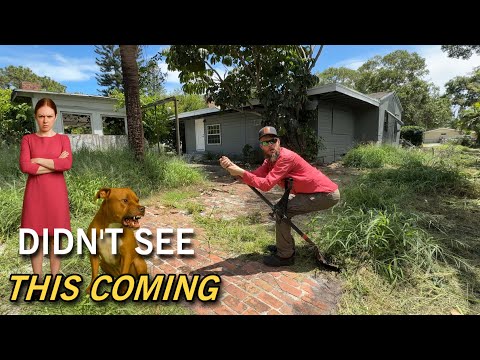 Mowing This Yard Turned Into CHAOS When Dogs Attack