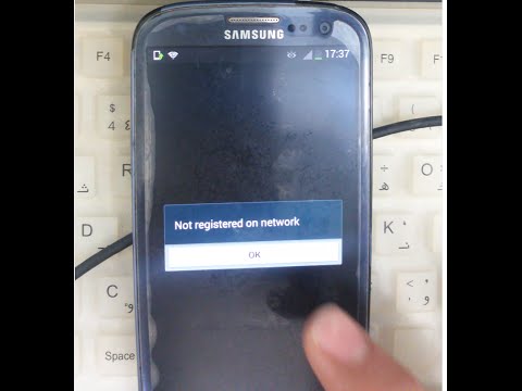 How to Solve Samsung S3 GT-I9300 Not Registered on Network Problem Video