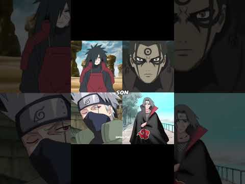 Father and Son 🗿🗿 #hashirama #madara #tajima #tobirama #kakashi #itachi #naruto #fugaku #sakumo