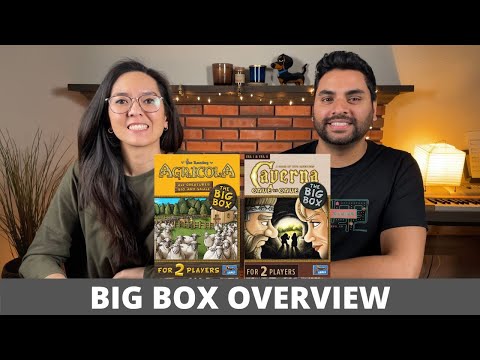 Agricola: All Creatures Big and Small & Caverna: Cave vs Cave Big Boxes Overview