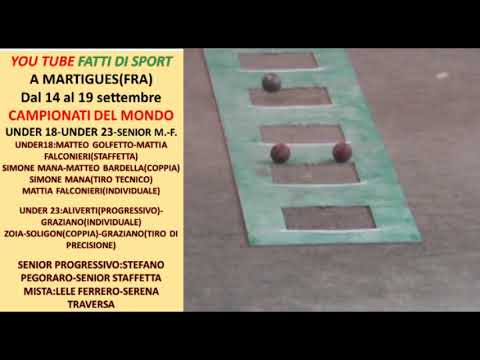 Bocce : Campionati del Mondo - Martigues (FRA) - Dal 14 al 19 Settembre 2021