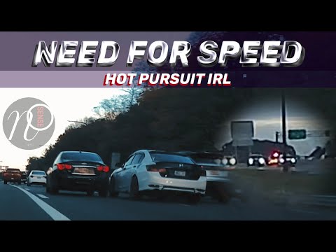 NEED FOR SPEED: Hot Pursuit IRL‼️🔥 (Multiple Close Calls and Police Chase🚨😮‍💨)