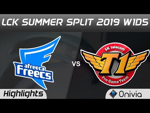AF vs SKT Highlights Game 3 LCK Summer 2019 W1D5 Afreeca Freecs vs SK Telecom LCK Highlights by Oniv