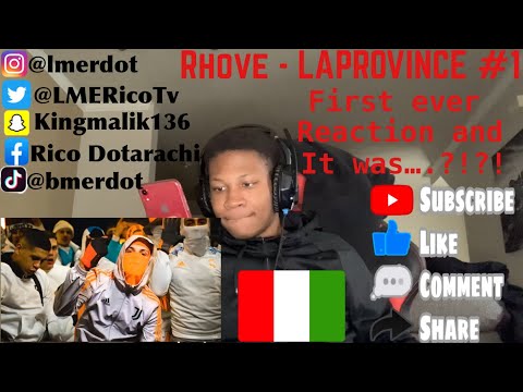 AMERICAN REACTION TO ITALIAN RAP 🇮🇹 Rhove - LAPROVINCE #1 | LMERICOTV REACTION