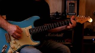 Video thumbnail for Blue Stratocaster Lace Sensor Gold Pickups 1987 by Oleg Plastinkin