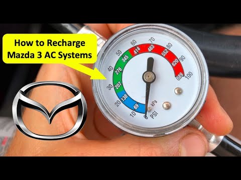 How to Recharge a Mazda AC System
