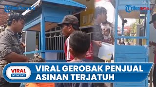 Viral Video Gerobak Penjual Asinan & Uangnya Ikut Jatuh ke Got, Sang Pedagang Tetap Tersenyum
