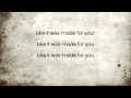 One Republic - Made for you (WITH LYRICS 