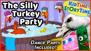 The Silly Turkey Party 🦃 Thanksgiving Read Aloud Book for Kids