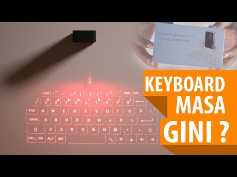 Unboxing Virtual Laser Keyboard, Kayak Hologram Masa Depan