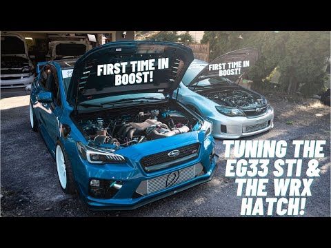 Tuning the EG33 Subaru WRX STI & The Freshly Built WRX Hatch!