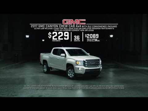 $0 Down - 2017 GMC Canyon Crew Cab 4x4 with SLE Convenience Package February Lease Special