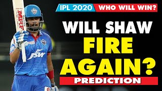 IPL 2020 | DC vs SRH | SRH vs DC | Winning Team Prediction | Delhi vs Hyderabad | Dream11 IPL
