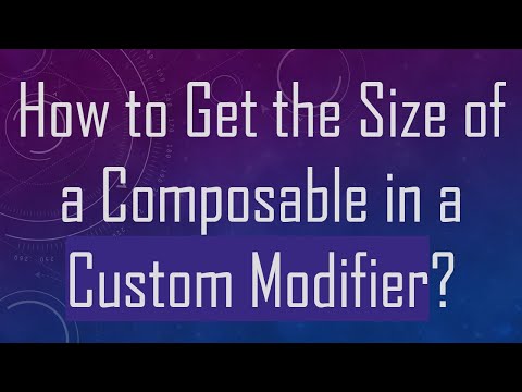 How to Get the Size of a Composable in a Custom Modifier?