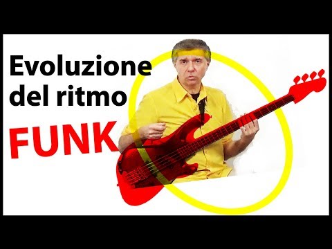 The evolution of funk rhythm