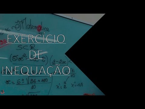 Matemática - Exercício de Inequação