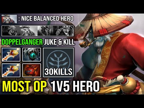 CRAZIEST 1V5 CAN'T KILL Phantom Lancer | EPIC Most OP Level 30 Hero Ever with 2x Double Rapier DotA